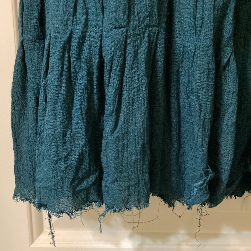 Free People Teal Lace Detail Dress - Picture 8 of 10